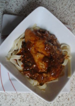 A picture of My Hot And Sour Chicken 😉.