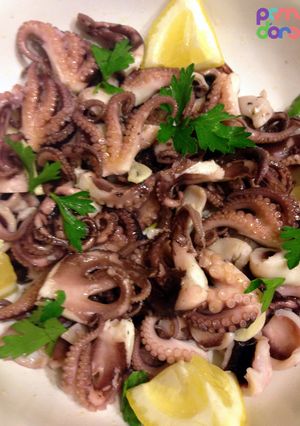 A picture of Octopus Salad/ Insalata di polpo.