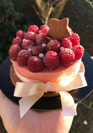 Une photo de Cheesecake girly à la framboise 💁🏼♀️