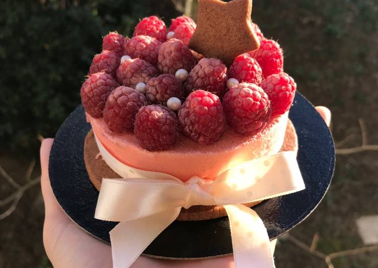 Comment Traiter Cheesecake girly à la framboise 💁🏼‍♀️ délicieux