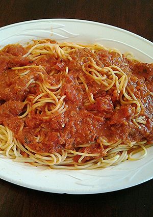 A picture of Simple Basic Marinara Sauce.