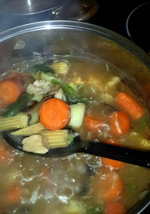 A picture of easy soup can be made into stew as well.