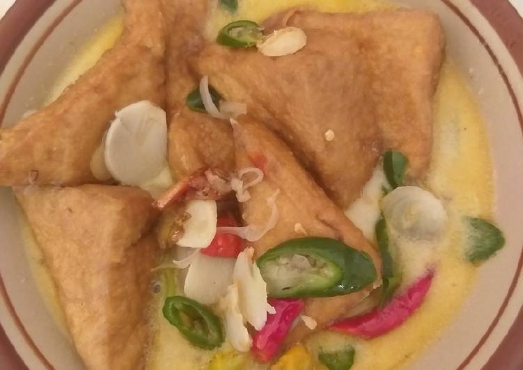 Sayur Tahu Santan Pedas