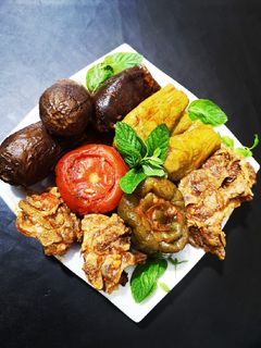 صورة لوصفة محاشي مع رقبة خاروف