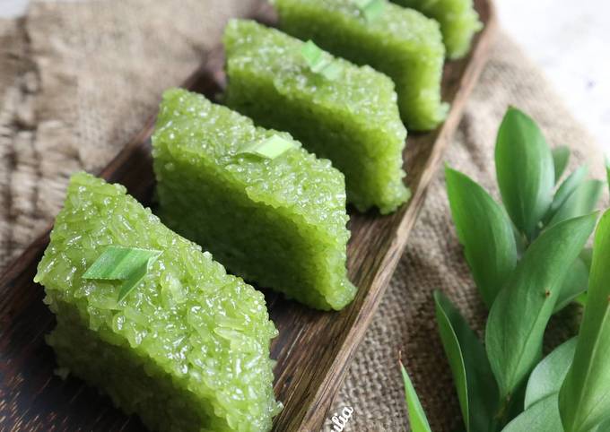 Resep Wajik Pandan oleh Indah Mulia - Cookpad