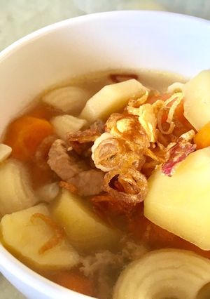 Foto resep Macaroni soup