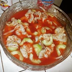 A picture of Shrimp in clamato.