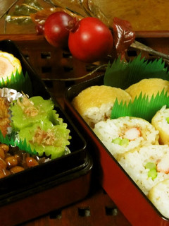 A picture of Kumamoto Nankan-age Ginger Rice Sushi Rolls.