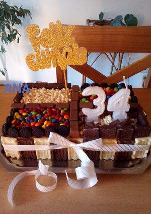 Una foto de Torta de golosinas rápida