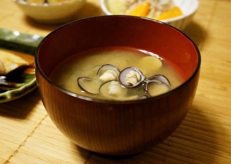 How to Make Recipe of ＊ Basic ＊ Shijimi Clam Miso Soup ＊