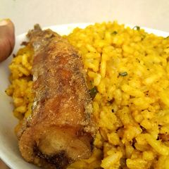 A picture of Waterleaf and Utazi Native Rice 2.