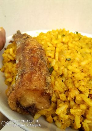 A picture of Waterleaf and Utazi Native Rice 2.