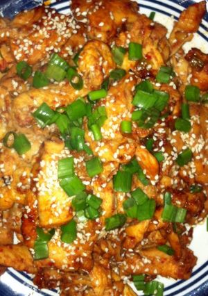 A picture of Korean-style Chicken.