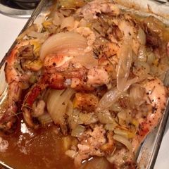 A picture of Orange-Fennel Chicken.