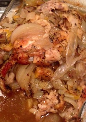 A picture of Orange-Fennel Chicken.