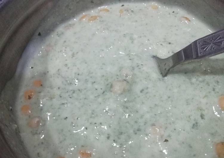 Curd &amp; Pudina Raita