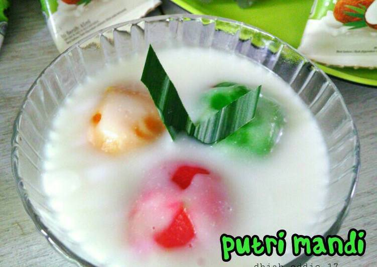 resep cara mengolah Kue Putri Mandi