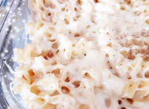 Une photo de Gratin de pâtes au thon béchamel légère 😋