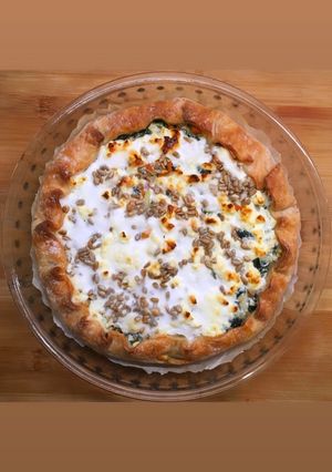 Une photo de Tarte aux légumes vegan & sans gluten
