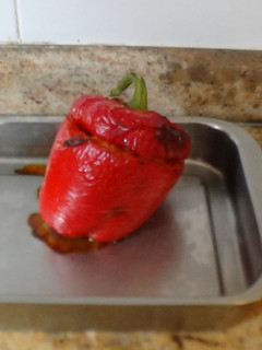 Una foto de Pimientos rellenos