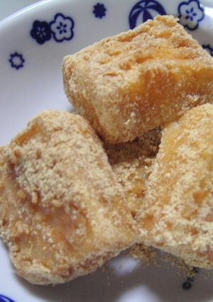 A picture of Instantly Done In The Microwave! Adaptable Kinako-mochi Using Cut Mochi Rice Cakes.