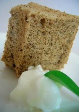 A picture of Black Tea Chiffon Cake.