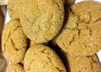 Easy Fast Cooking Spicy Ginger Cookies Delicious Steady