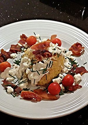 A picture of Roasted Spicy Cabbage Wedge Salad.