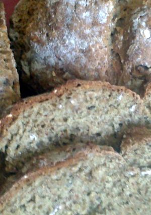 A picture of Sig's wholemeal and oat soda bread.