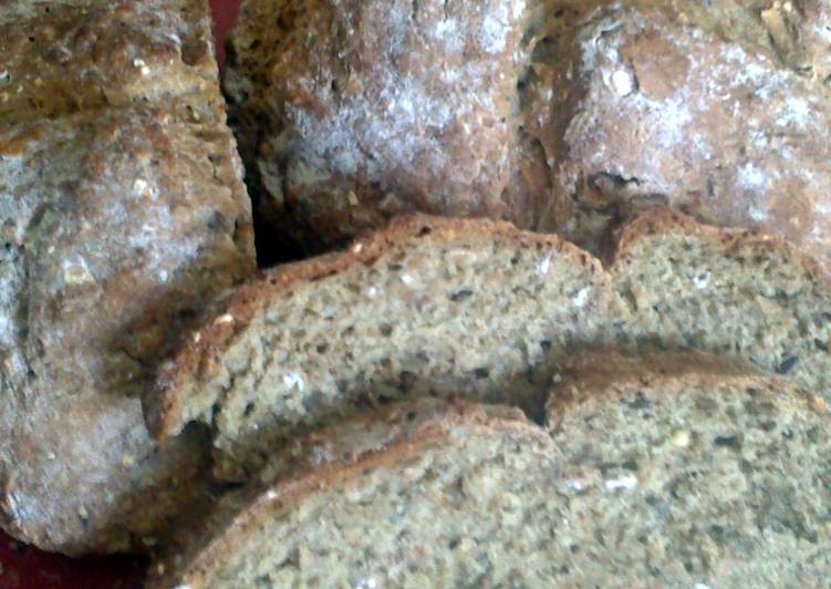 Recipe of Super Quick Homemade Sig&#39;s wholemeal and oat soda bread