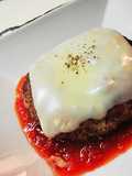 Healthy Italian-style Hamburger Steak with Tofu