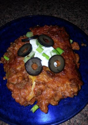 A picture of Easy Enchiladas Casserole.