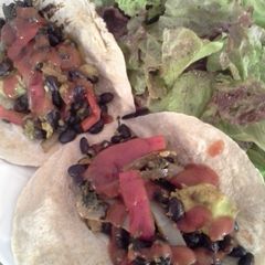 A picture of Bbq Baked Blackbean Tacos.