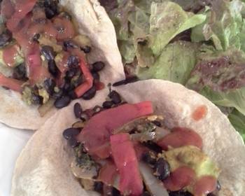 Fresh, Making Recipe Bbq Baked Blackbean Tacos Savory Delicious