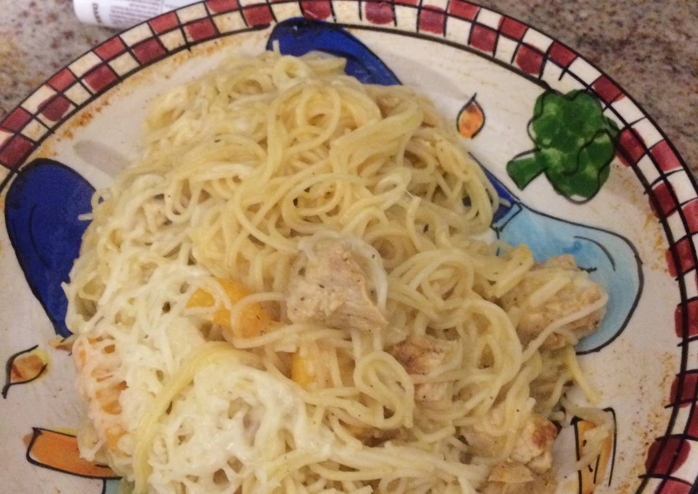 Chicken noodles ... Surprise?