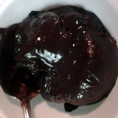 A picture of Mayan chocolate ice cream.