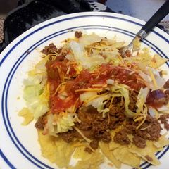 A picture of taco salad.