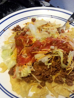 A picture of taco salad.