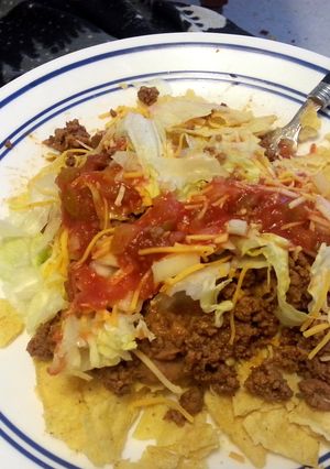 A picture of taco salad.
