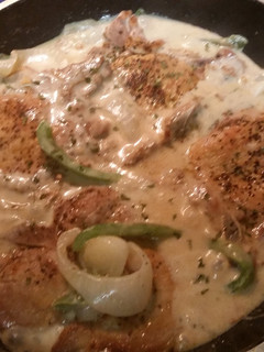 A picture of Smothered Pork Chops.