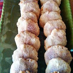 A picture of Shortbread Macadamia Cinnamon & Sugar Cookies.