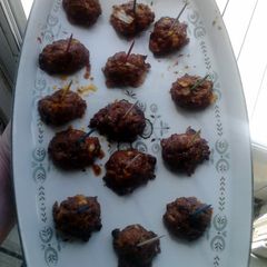 A picture of Sweet n Garlicy Appetizer Meatballs.