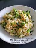 312 🍚Creamy Asparagus and Arugula Risotto 🌱