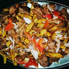 A picture of Mutton And Fries.