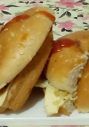 A picture of Burger for kids Lunch.