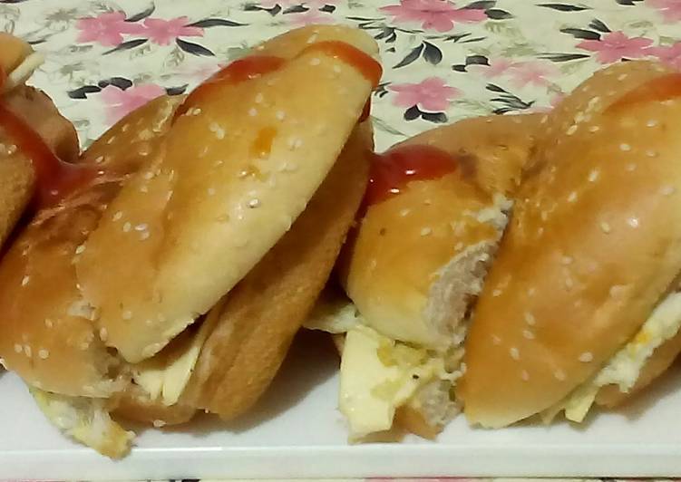 Recipe of Ultimate Burger for kids Lunch