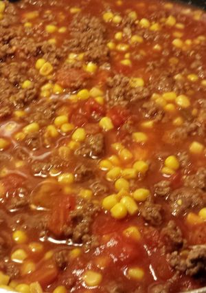A picture of Corn Con Carne.