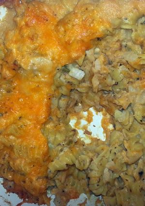 A picture of Tuna casserole.