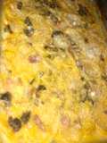 Cheesy ham & and veggie potato casserole