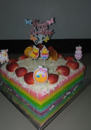 Foto resep Bolu Kukus Pelangi